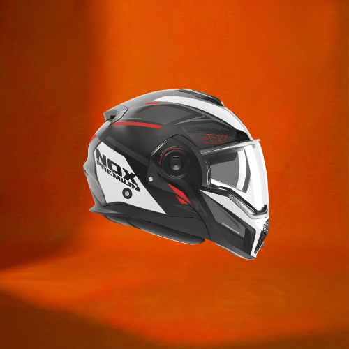 Casque Modulable Nox Premium Spinner Ark – Confort, Sécurité & Style | Moto Fusion Maroc