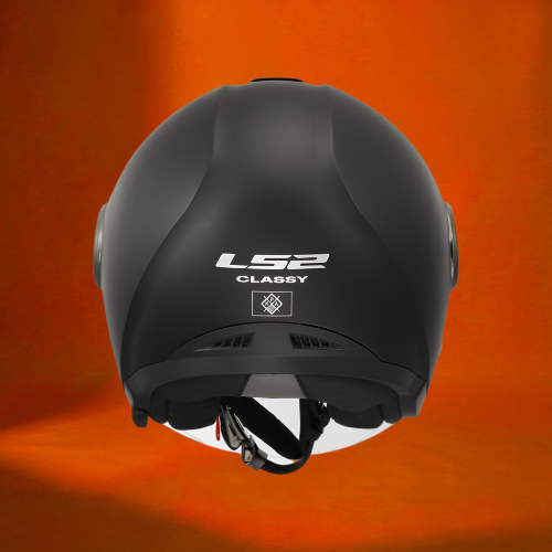 Casque Jet LS2 OF620 Classy Noir Mat – Double Visière & ECE 22.06 | Moto Fusion Maroc