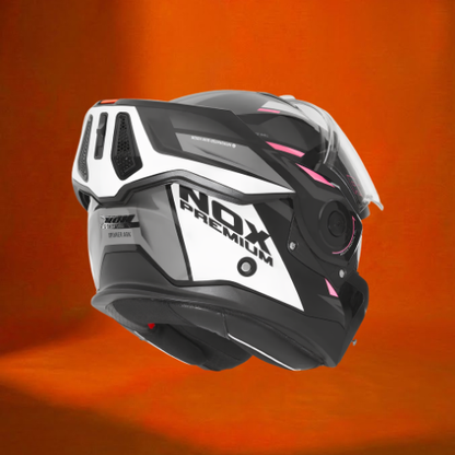 Casque Modulable Nox Premium Spinner Ark – Confort, Sécurité & Style | Moto Fusion Maroc